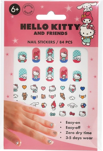 Hello Kitty kids’ nail stickers (84 pcs)