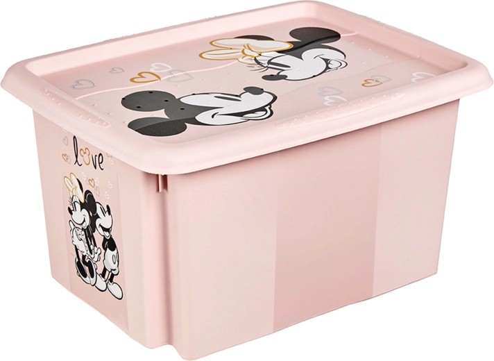 Minnie storage box with lid 15 L
