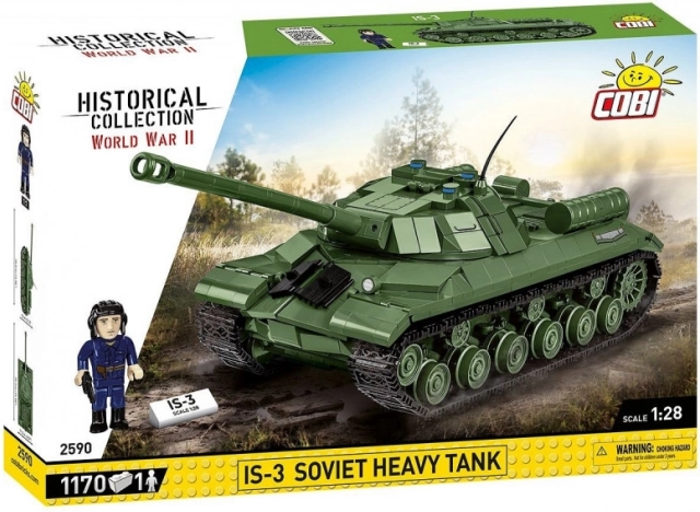 Tanka IS-3 būvkomplekts – padomju smagais tanks 1:28