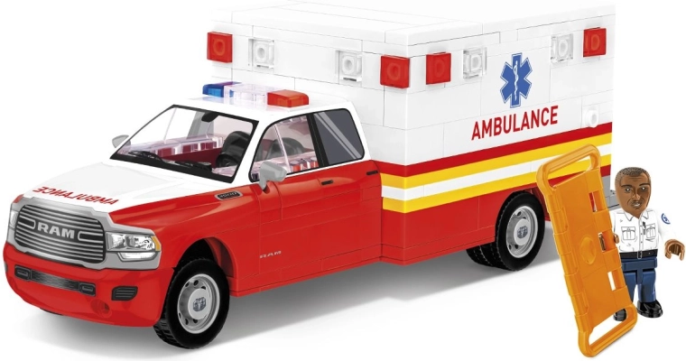Realistic RAM 3500 ambulance in 1:35 scale