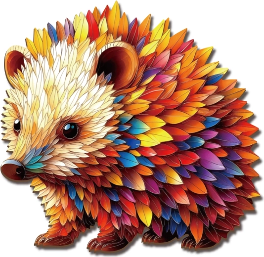 2Kids Toys wooden hedgehog puzzle