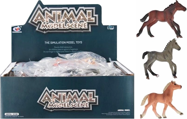 Plastmasas zirga kumeļš – reālistiska figūriņa, 10 cm