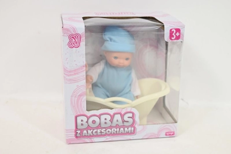 Leļe–bēbītis Natālija 11 cm ar vanniņu