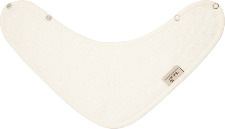 Timboo bandana bib Daisy White 36 × 22 cm