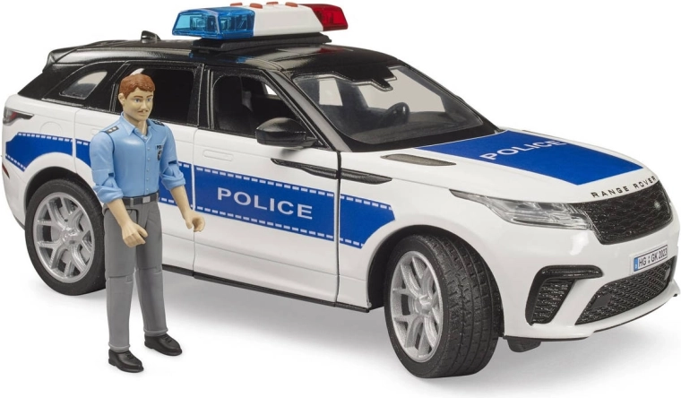Bruder Range Rover Velar policija ar figūru