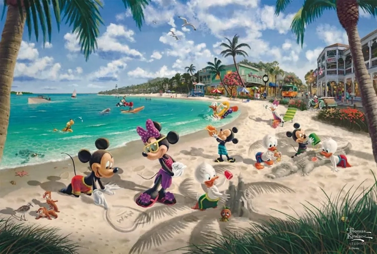 Puzzle Mickey and Minnie: In Florida 200 Pieces