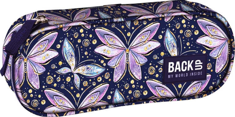 BackUP butterfly fairies school pencil case (etui)
