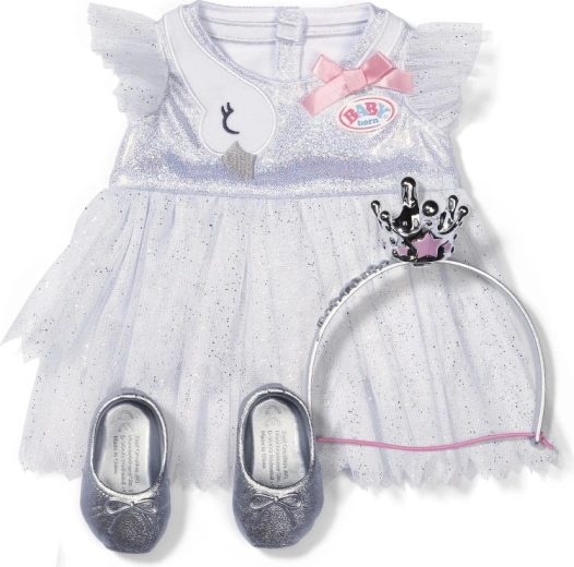 Shimmering dress for a little ballerina