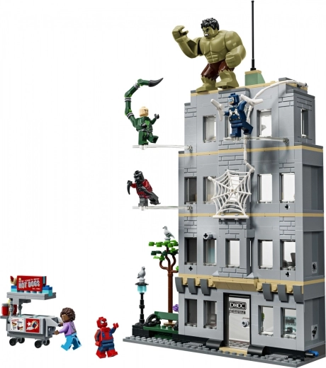 Smashable façade with Hulk inside