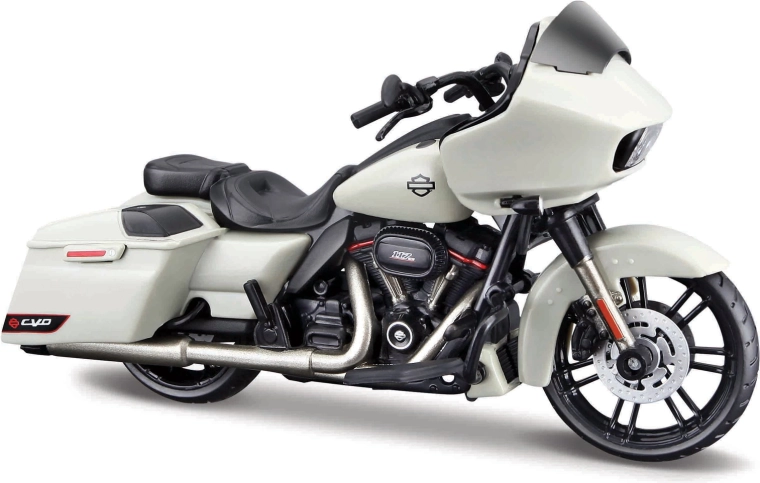 Maisto Harley-Davidson 2018 CVO Road Glide pelēkbalts 1:18