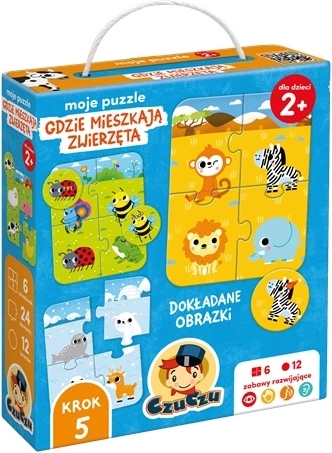 CzuCzu Manas puzles: Kur dzīvo dzīvnieki