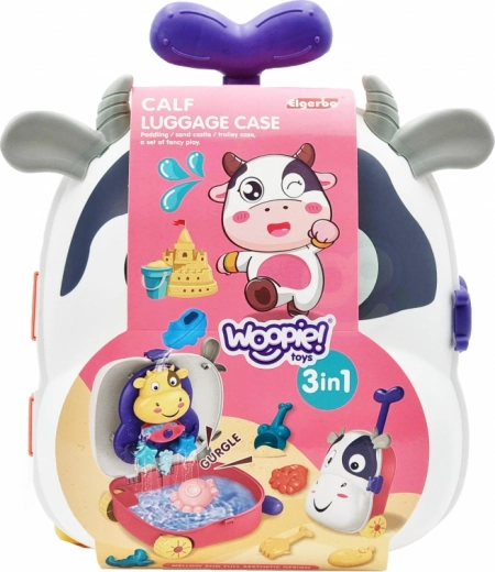 3-in-1 izklaide mīlīgā koferītī