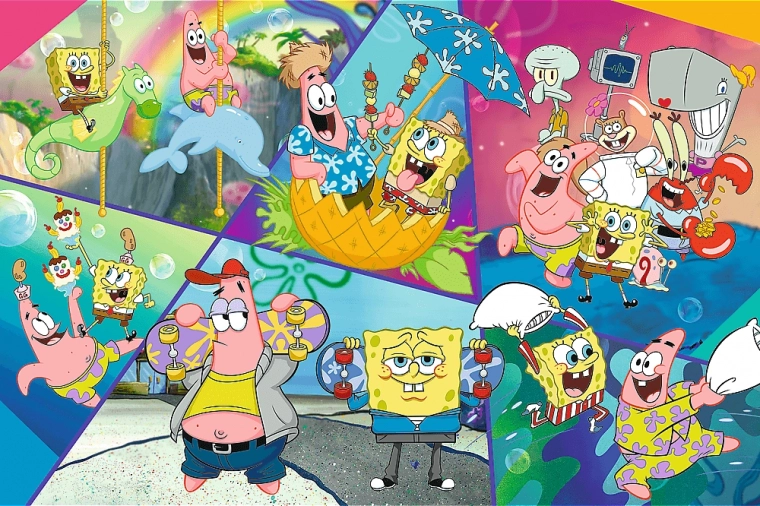 Puzle SpongeBob Bikini Bottom 300 gabali