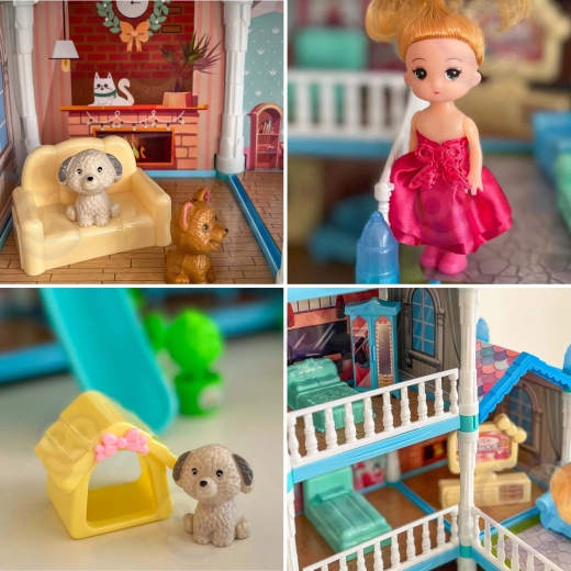 Rich equipment including a doll and pets