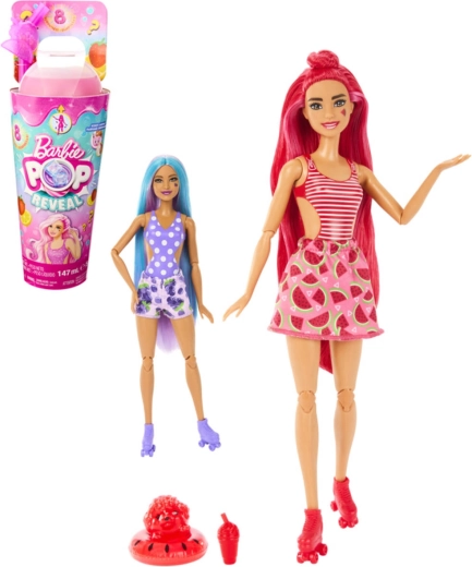 Mattel Barbie Pop Reveal sulīgie augļi – smaržīga Barbie lelle ar pārsteigumu – 1 gab.