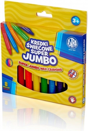Astra vaska krītiņi Super Jumbo 8 gab.
