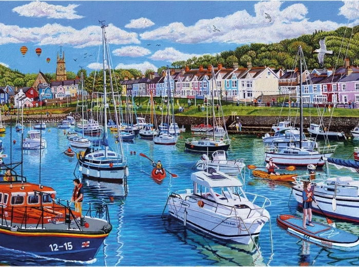Puzle Aberaeron, Cardigan Bay, 1000 gabali