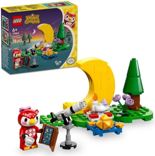 LEGO ANIMAL CROSSING zvaigžņu vērošana kopā ar Celeste