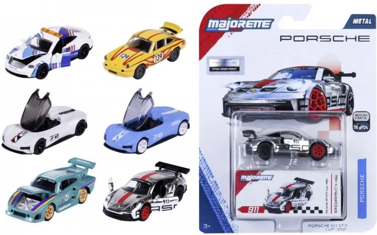 Metāla automašīnīte Porsche Motorsport Deluxe 1:64