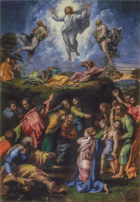 Puzle 1500 gabali CLEMENTONI Museum – Rafaēls: Kristus apskaidrošanās