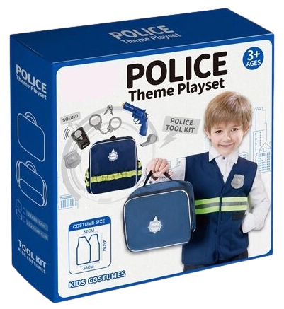 Police Briefcase with Sparkys Play Set