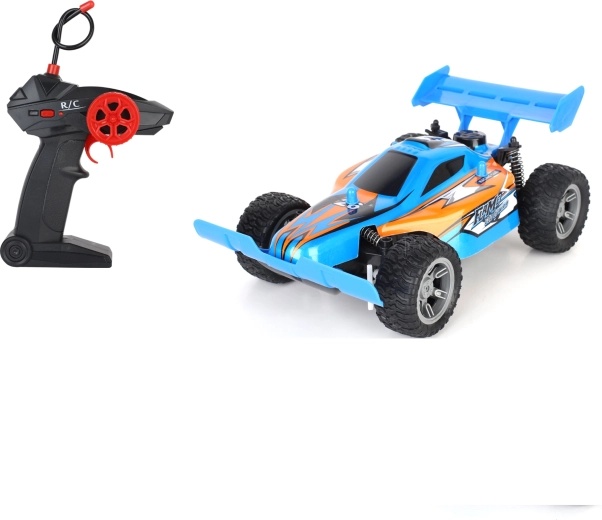 RC remote-controlled buggy with light effects 26 cm