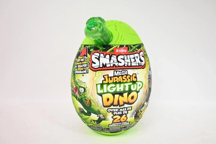 Zuru Smashers Jurassic light-up dinosaur in a giant egg