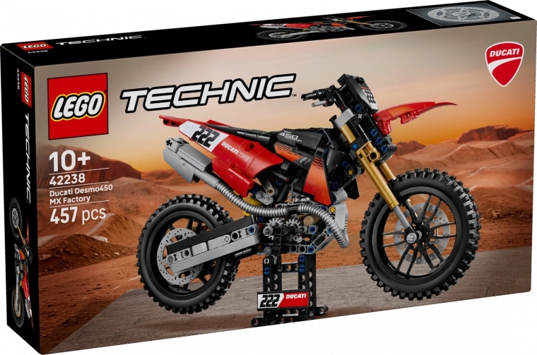 LEGO Technic motocikls Ducati Desmo450 MX Factory 42238