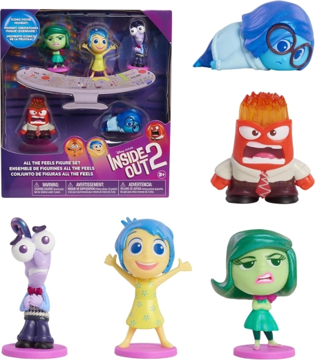 Just Play Inside Out 2 – Disney Pixar emociju 5 figūriņu komplekts