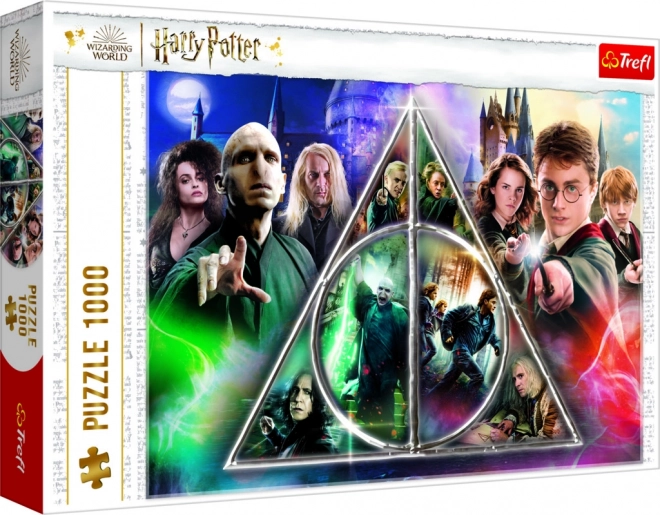 Puzle 1000 gab. HARRY POTTER: Nāves dāvesti TREFL