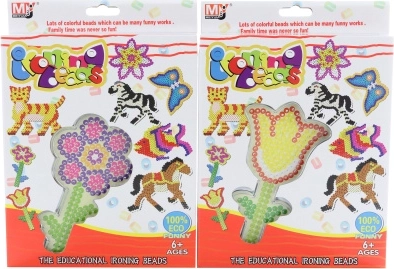 Gludināmās pērlītes ar ziediņa šablonu