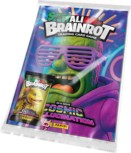 Panini Skifidol Italian Brainrot TCG Cosmic Hallucination sākuma komplekts – albums un boosteris