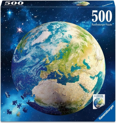 Ravensburger Round Puzzle Planet Earth 500 Pieces