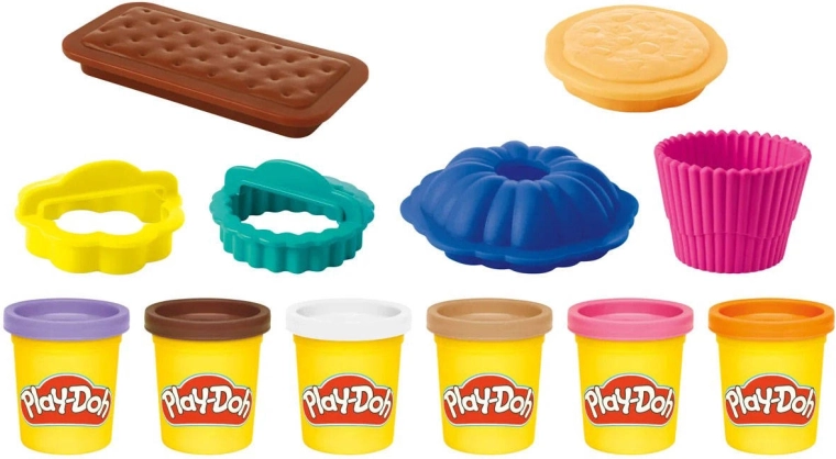 Six colors of modeling compound and tools