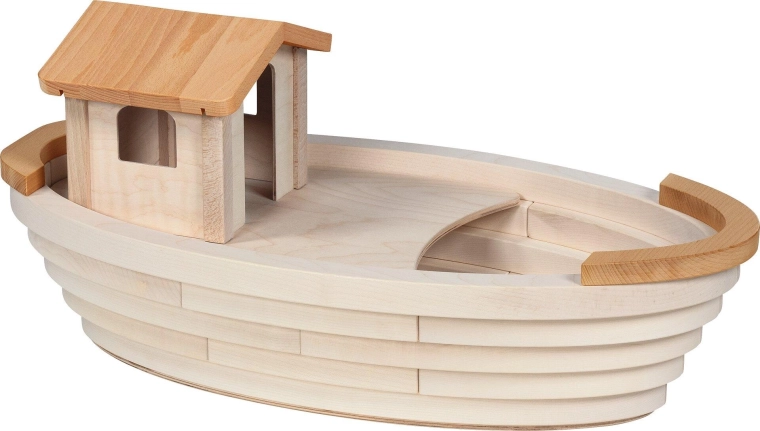 Removable cabin and deck for easy play