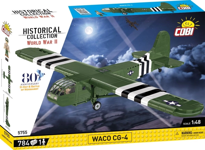 Cobi Waco CG-4 D-Day 1:48 planiera būvkomplekts