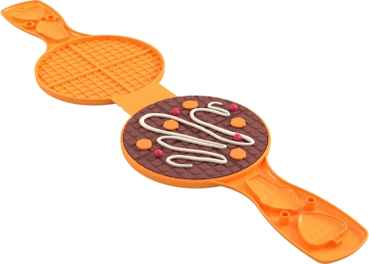 Waffle pattern like one from a pastry shop