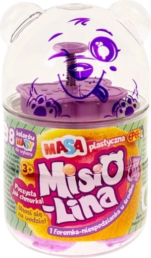 Misiolina viegla, peldoša plastilīna – violeta, 60 g