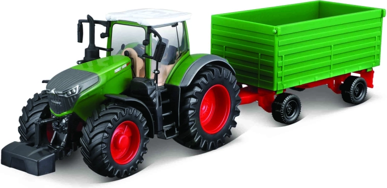 Tractor with trailer Fendt 1050 Bburago Farm 10 cm