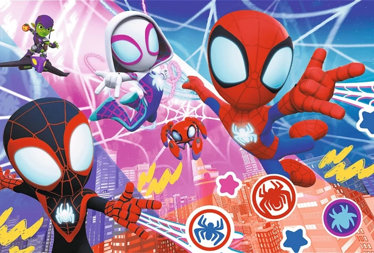 Puzzle Spidey: heroic adventures 60 pieces