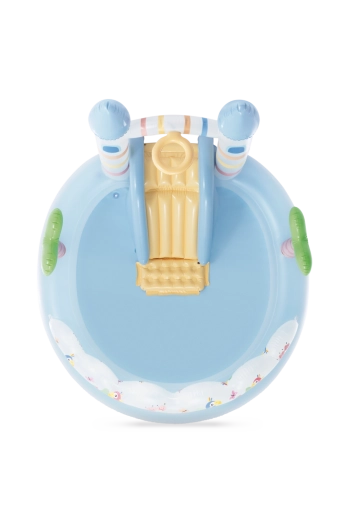 Soft slide with padded landing