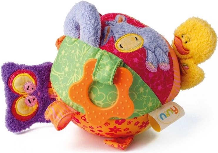 A sensory toy full of colors and textures