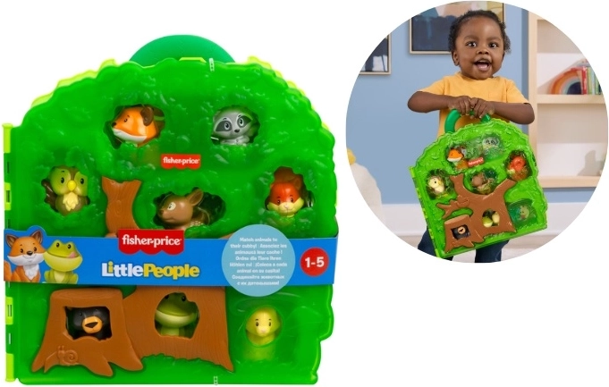Fisher-Price Meža dzīvnieciņi kokā