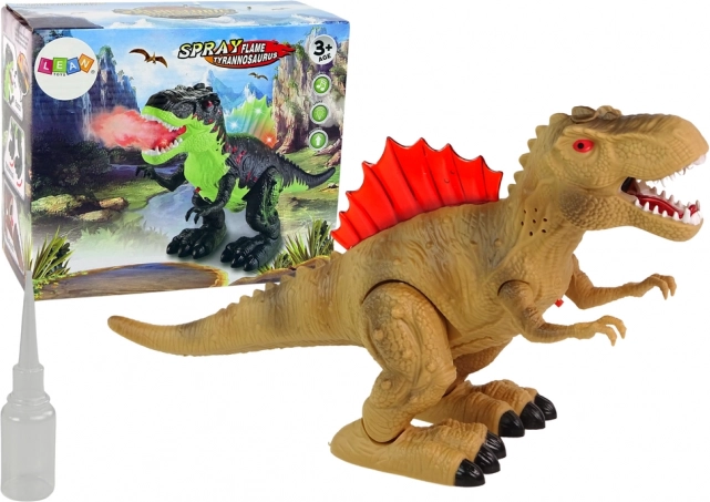 Interaktīvs dinozaurs ar ūdens tvaiku un gaismas efektiem