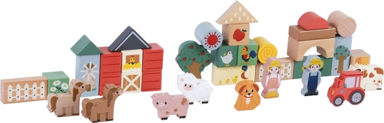 36 pieces for creative play