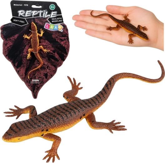 Reālistiska gumijas dzīvdzemdētā ķirzaka figūriņa 12,5 cm