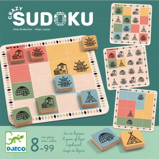 Djeco Crazy Sudoku – wooden logic game