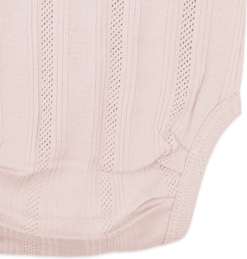 Organic cotton and breathable pointelle texture
