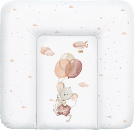 Ceba Baby mīksts pārtinamais paliktnis Basic Mouse 75 × 72 cm