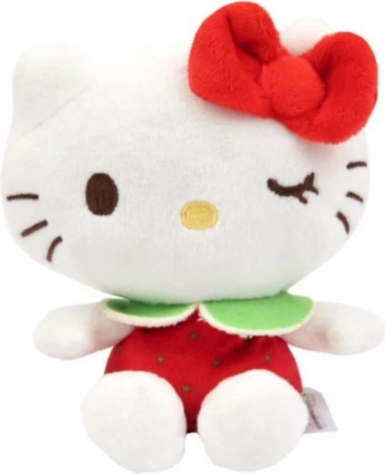 Hello Kitty Macedonia scented plush toy 12 cm – strawberry